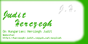 judit herczegh business card